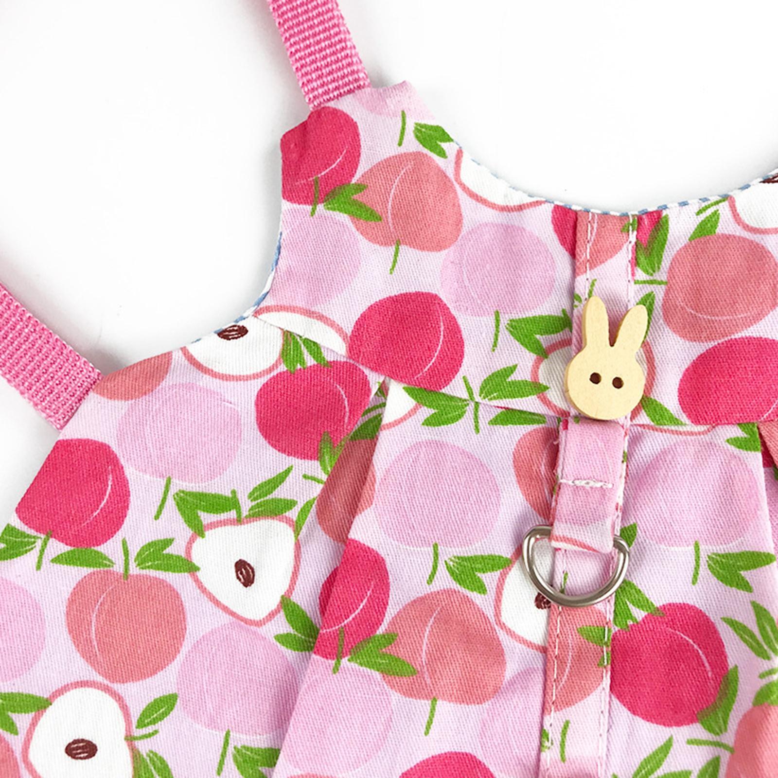 2 Set Rabbit Vest Harness Squirrel Hedgehog Small Animal Bunny Clothes Dress