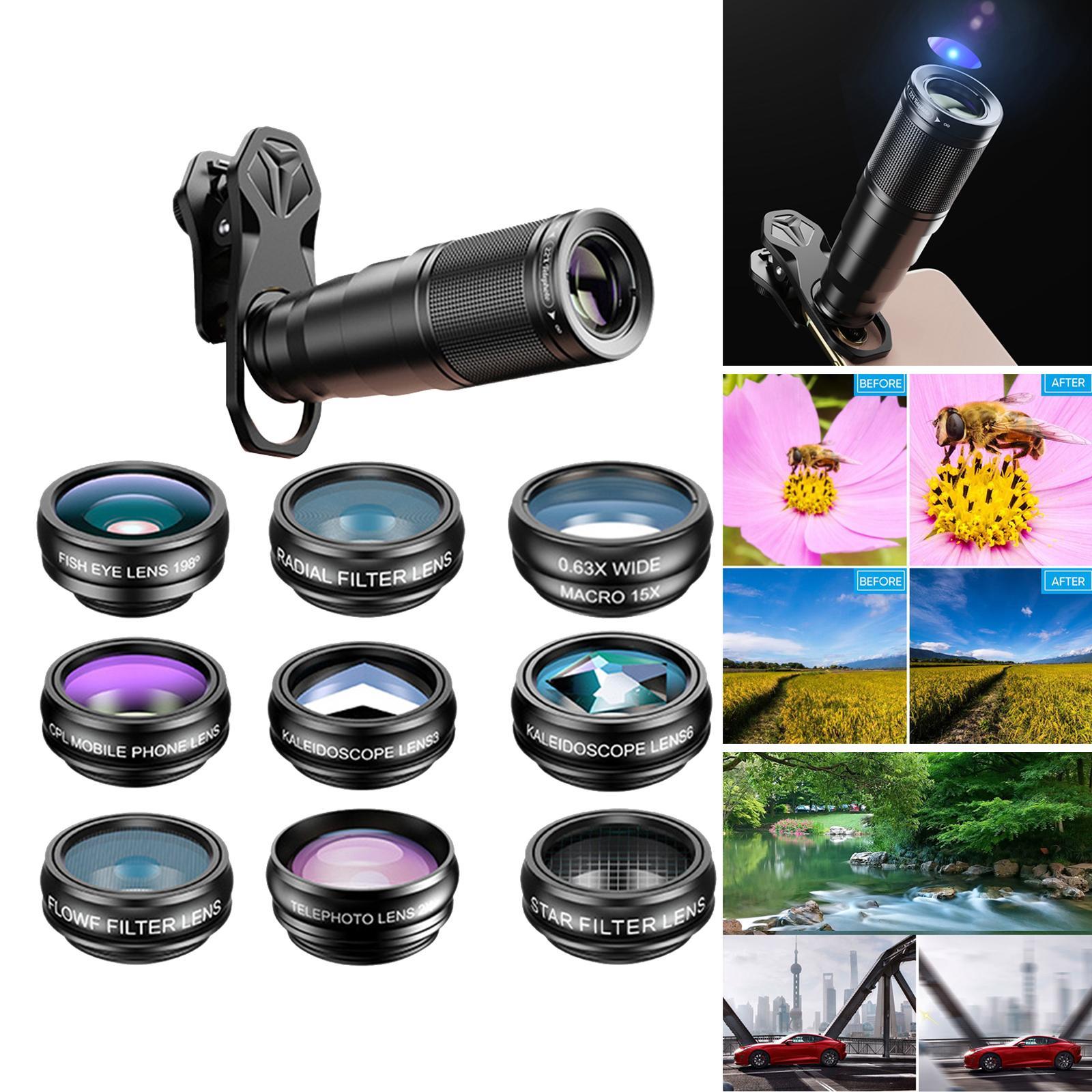 22x Lens for Phone Camera -22x Clip On for Tablet Mobile Phone Camera