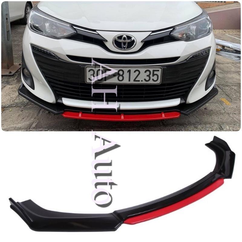 Lip trước ,cản trước Vios mẫu thể thao,nhựa ABS Cao Cấp Chống Va Đập Tốt Phía Dưới Có Gân Tăng Cứng