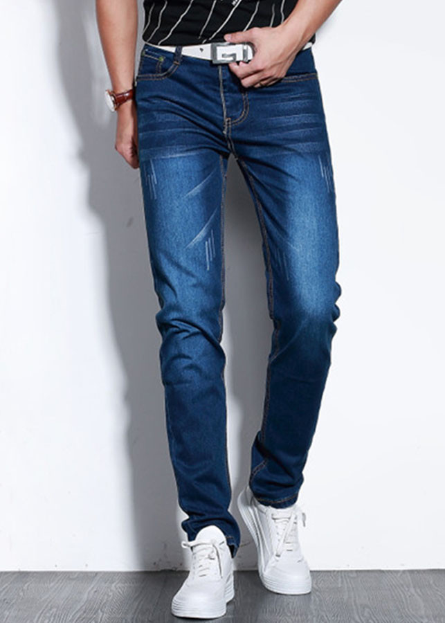Quần jeans nam ống suông-QJ48