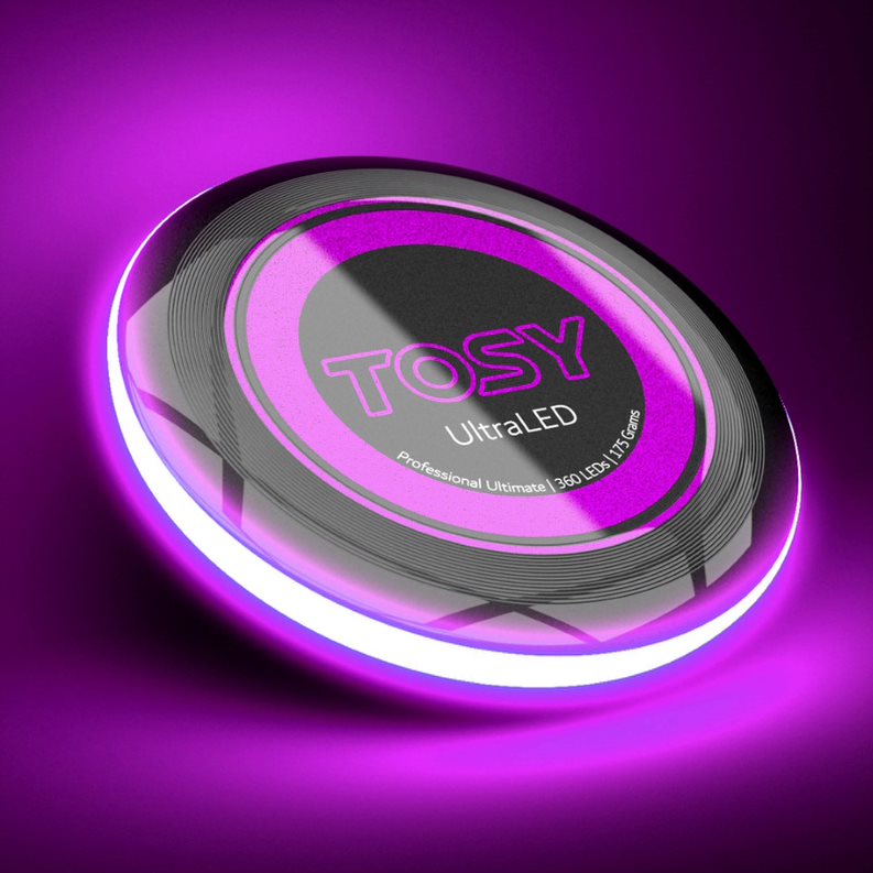 Đĩa ném TOSY Ultimate Disc - 360 LEDs Tím