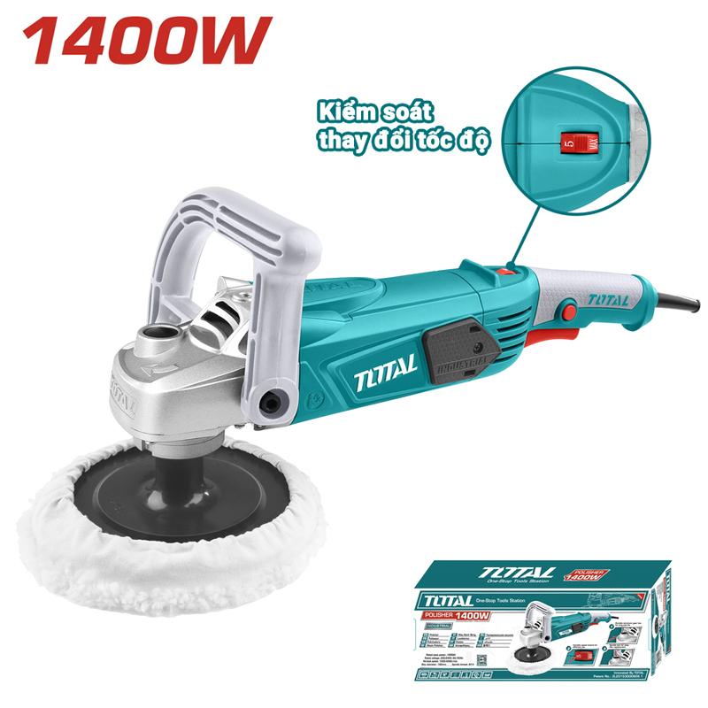 MÁY ĐÁNH BÓNG 1400W TOTAL TP1141806-2 - HÀNG CHÍNH HÃNG