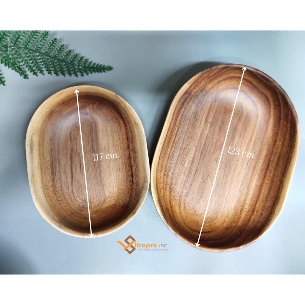 Bát Salad Gỗ Keo Cỡ Lớn Nhỏ Dùng Ăn Salad, Trộn Hoa Quả, Trang trí Chụp Ảnh của Craft Closet