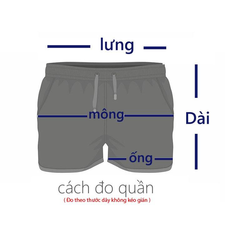 Quần đùi nam freesize từ 60-70kg Quần sọt nam vải kate màu trơn - QN77