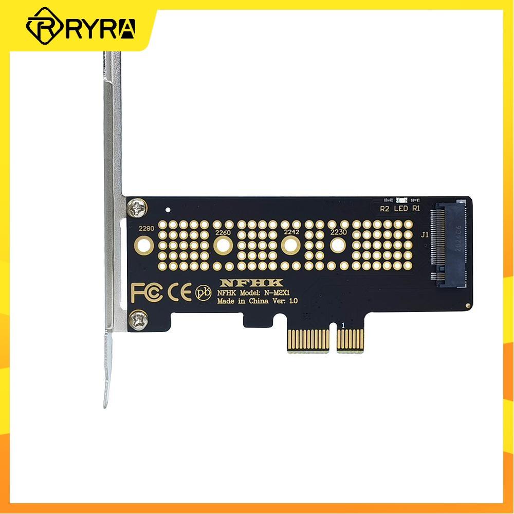 RYRA 1PC NVME PCIE M.2 NGFF SSD thành PCI-E X1 Card Bộ điều hợp PCI-E M.2