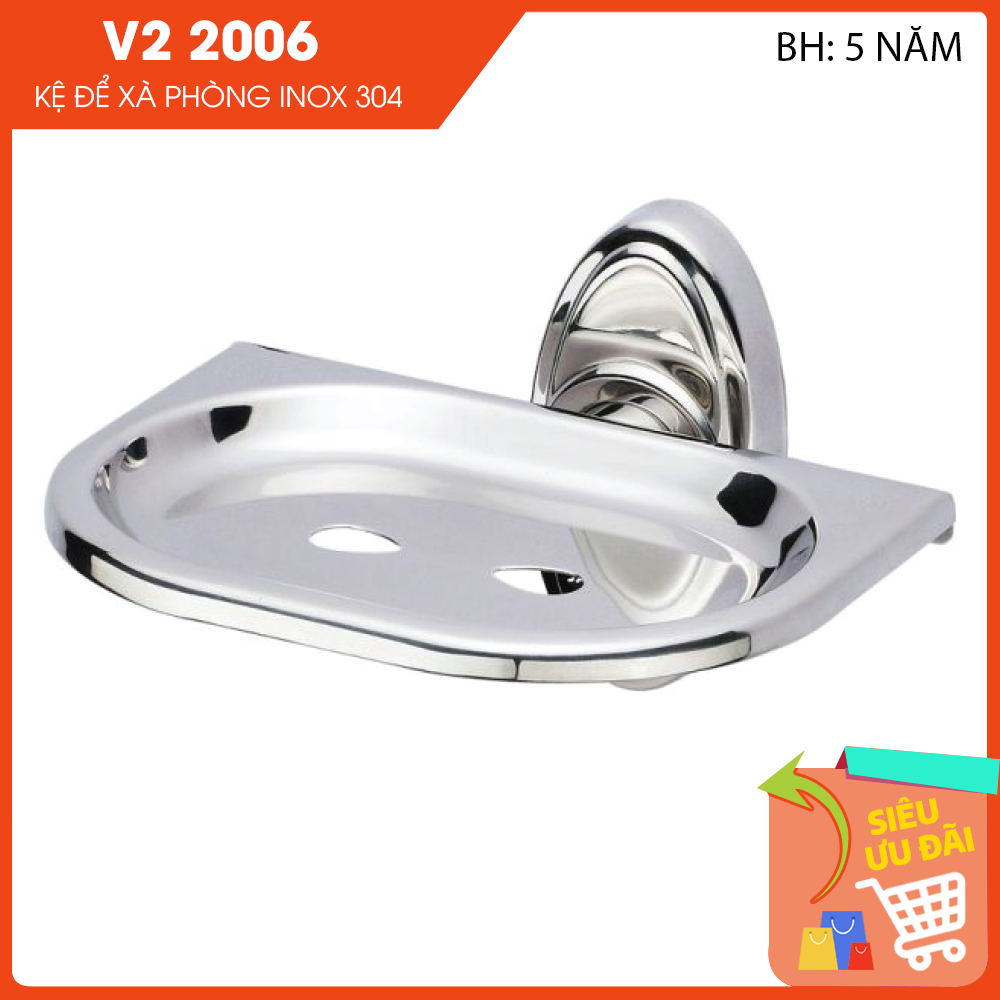 Combo 6 món phụ kiện nhà tắm Inox 304 - Sang trọng bền bỉ VN2C