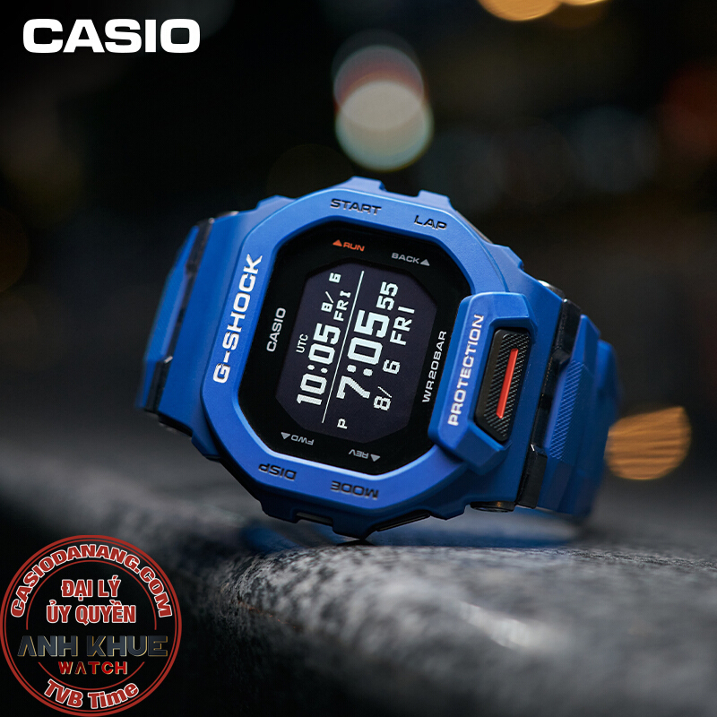 Đồng hồ nam dây nhựa Casio G-Shock chính hãng GBD-200-2DR (45mm)