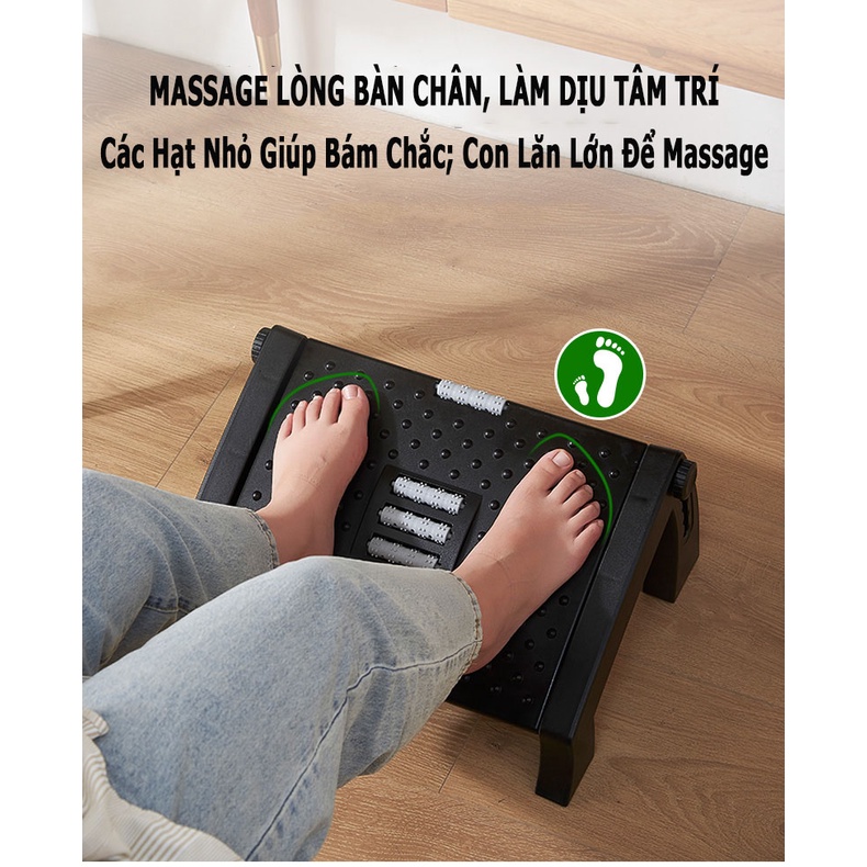 Ghế Gác Chân Công Thái Học ERGONOMIC FOOTREST Ghế Gác Chân Cho Văn Phòng