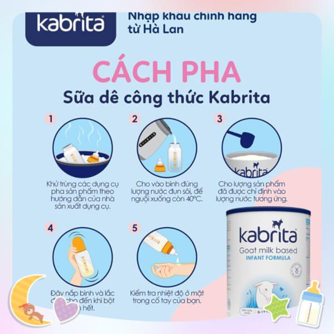 [DATE MỚI] Sữa dê Kabrita Số 2 800g (1-2 tuổi)