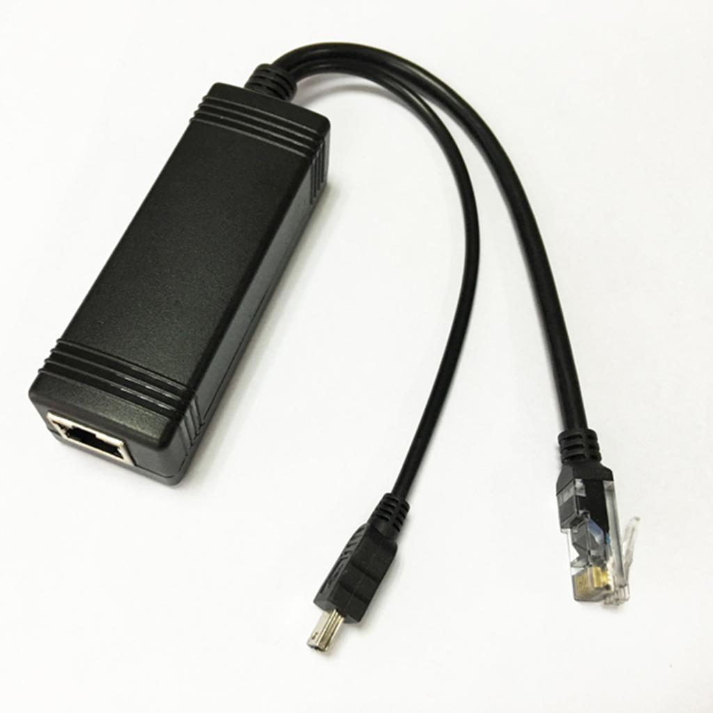 2 Pack Active PoE Power Over Ethernet Splitter Adapter 48 to 5V IEEE 802.3af