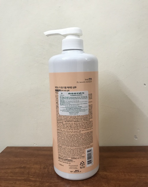 Dầu gội bảo vệ màu tóc nhuộm (Hàn Quốc) Mugens the m DL keratin shampoo 1000ml