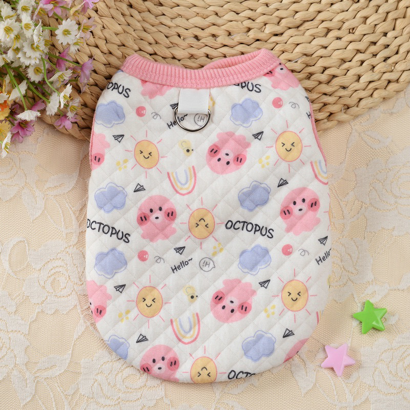Áo nỉ 3 lỗ lót lông dành cho thú cưng