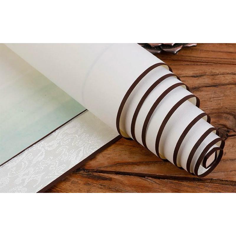 Biểu bồi lụa & giấy sinh xuyến in tranh nền dùng để viết thư pháp khổ lớn 43x115cm