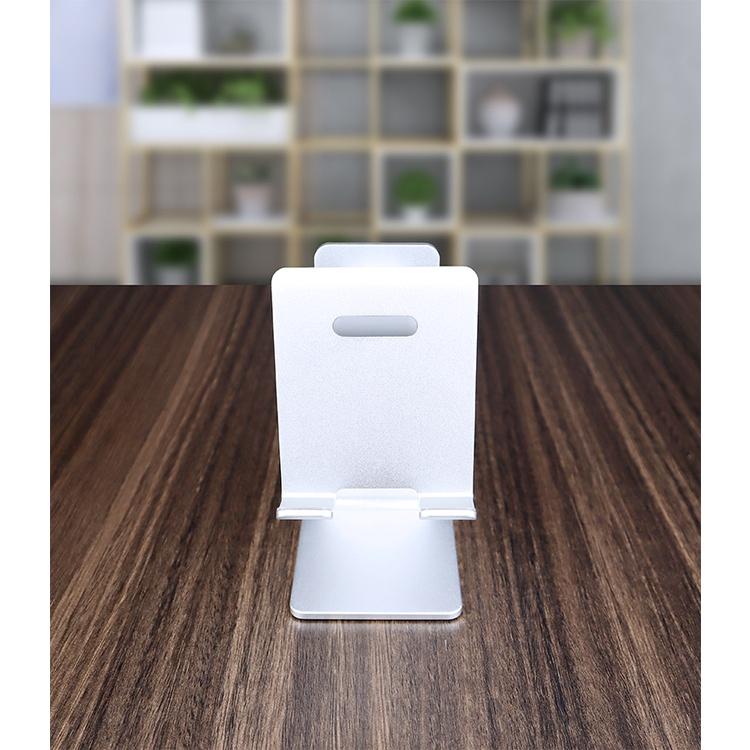 Kệ Đỡ Điện Thoại Gấp Gọn Để Bàn, Giá Đỡ Máy Tính Bảng IPad Galaxy Tab Nhôm Nguyên Khối SENZANS Cao Cấp