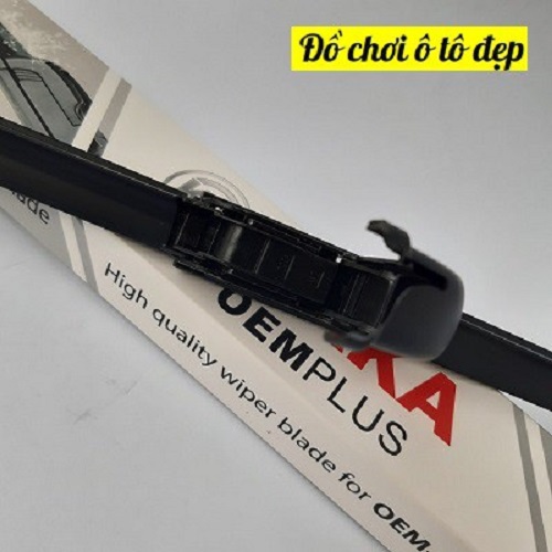 Gạt Mưa Silicon Mềm Kaka Dùng cho ô tô - thân 3 khúc Loại Ngàm U Cho Các Dòng Xe Phổ Thông.