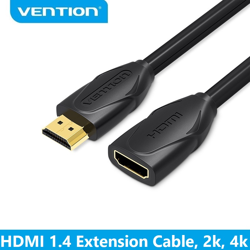 Cáp nối dài HDMI Vention độ dài1,5m - 5m - Hàng Chính Hãng