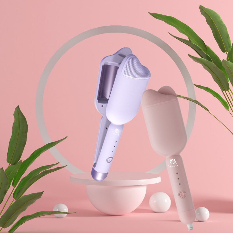Máy Uấn Tóc Sóng Nước Máy Bấm Tóc Gợn Sóng Dập Xoăn Mẫu Mới 2023 Shine4U