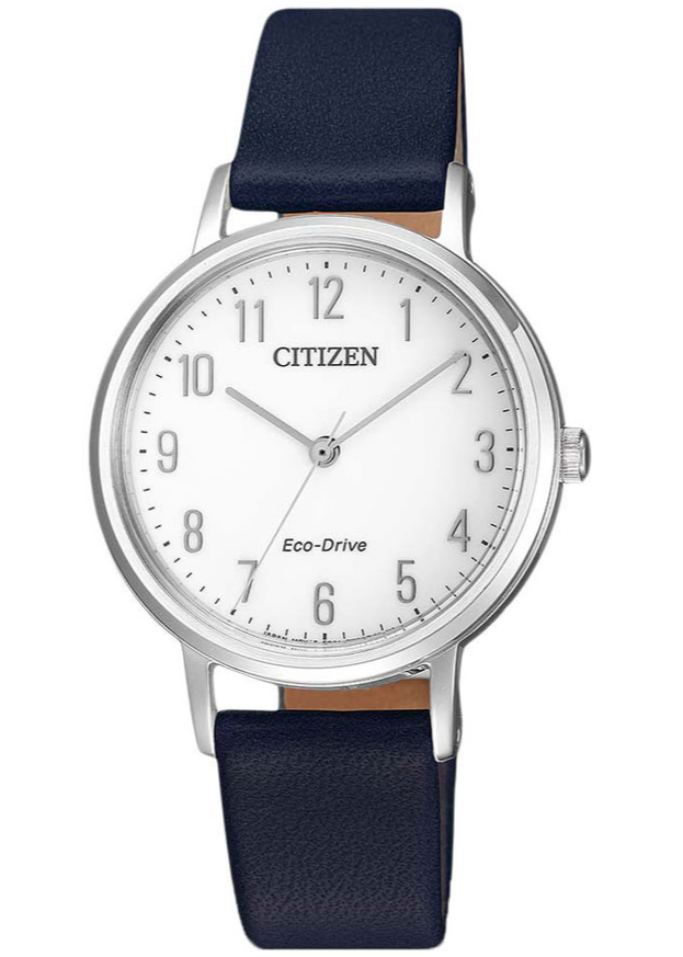 Đồng Hồ Nữ Citizen Dây Da EM0571-16A - Mặt Trắng