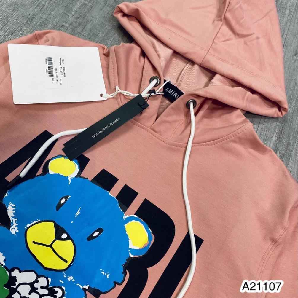 Áo nỉ hoodie Amiri in hình gấu - Áo Nỉ có mũ cho nam