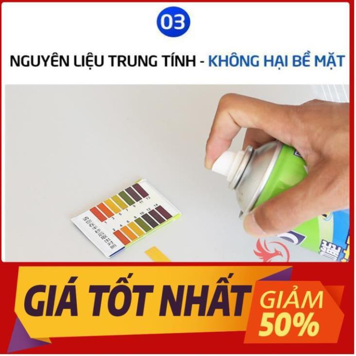Bình dung dịch chai xịt tẩy keo dán băng dính đa năng Sticker Remover rửa sạch vết 3m decal nhựa đường