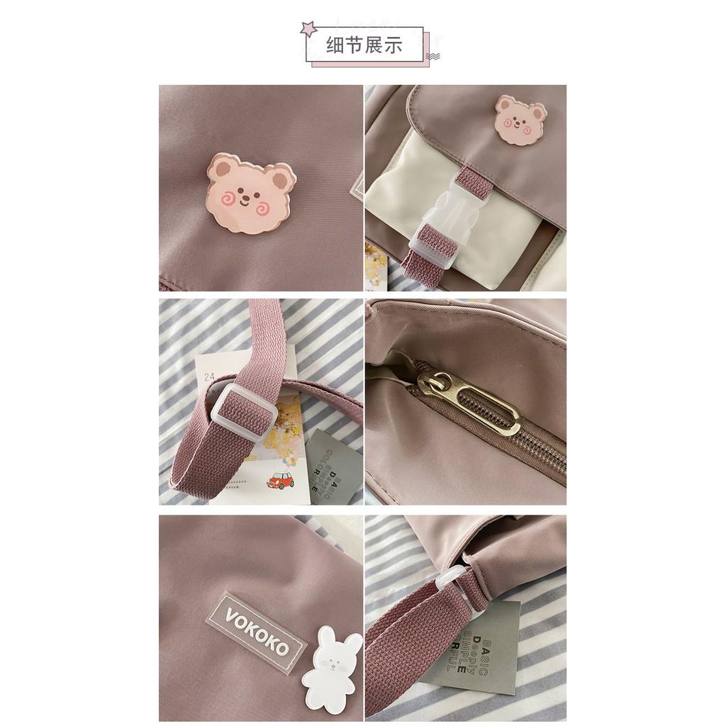 Túi Đeo Chéo Nữ - Túi Vải Chống Nước - Túi Vải cá tính 2021