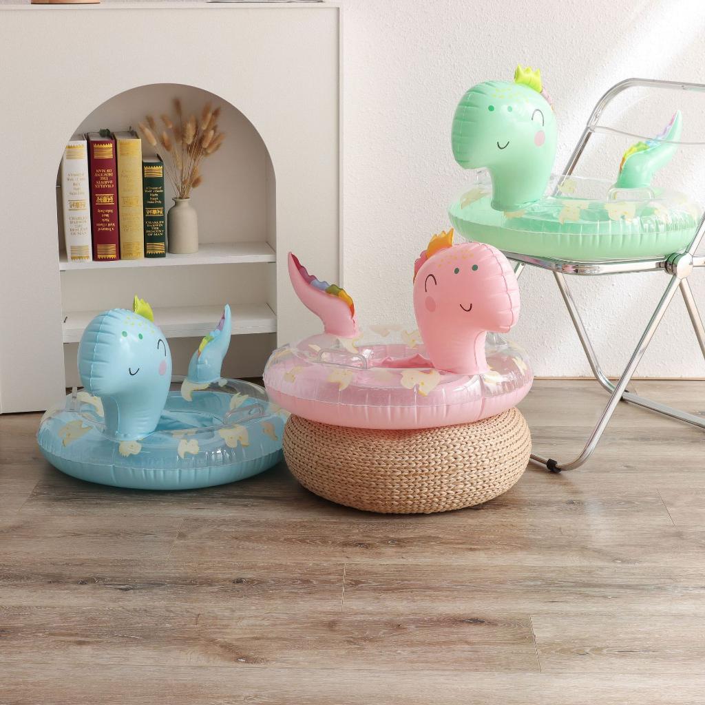 Phao Bơi Chống Lật Cho Bé 1-5 Tuổi Mẫu Khủng Long - Hồng