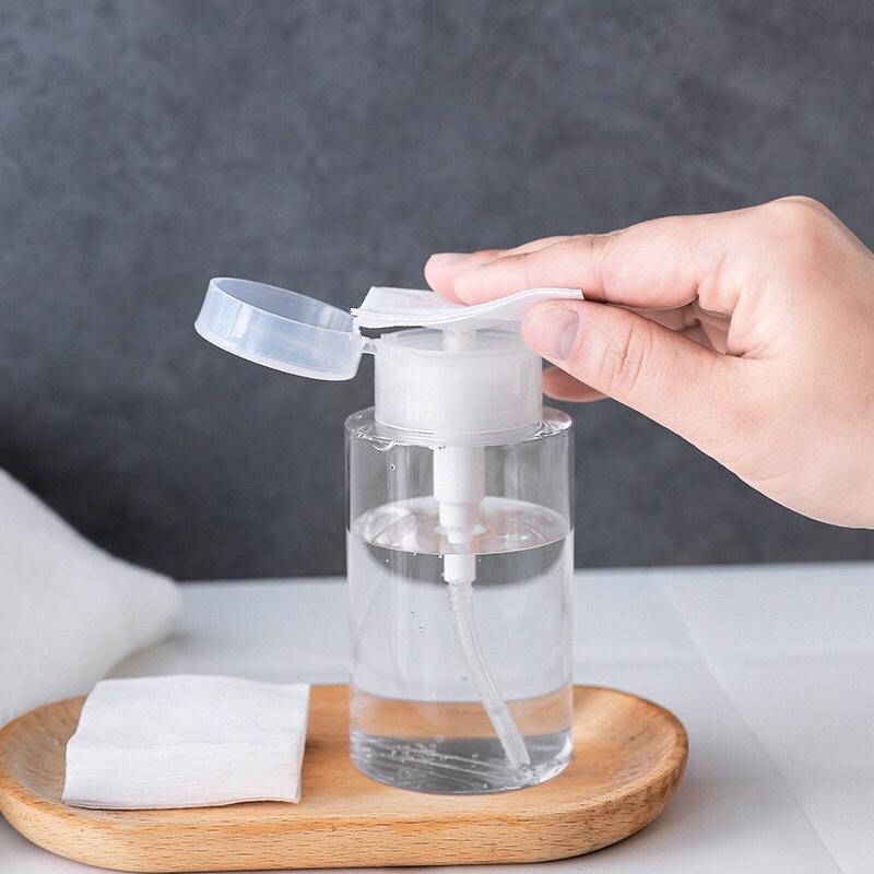Chai đựng nước tẩy trang có nắp nhấn tiện lợi