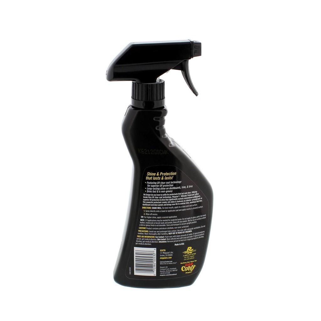 Meguiar's Sản phẩm dưỡng đen nhựa nội & ngoại thất dòng cao cấp Ultimate - Ultimate Protectant - G14716, 450 ml