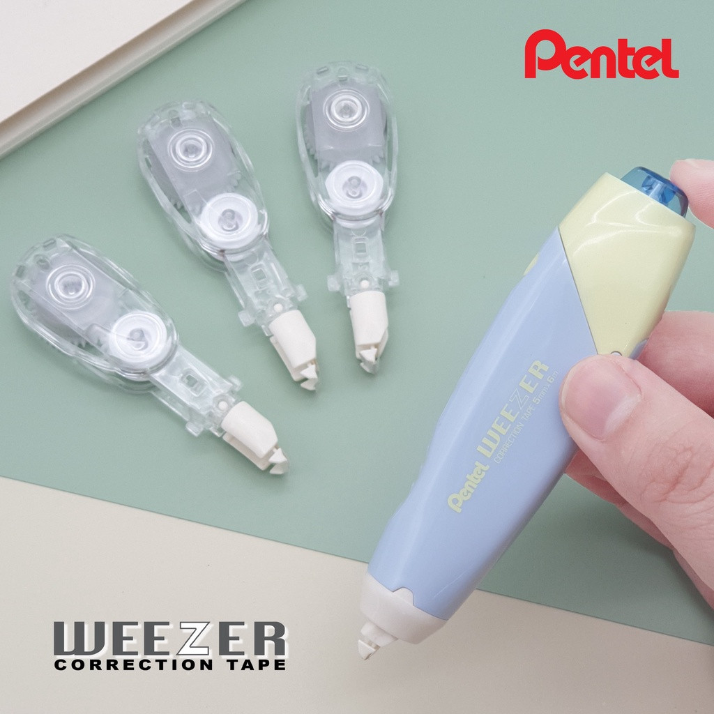 Băng Xóa Pentel Weezer Correction Tape| Băng Xóa Cao Cấp Nhật Bản Màu Pastel