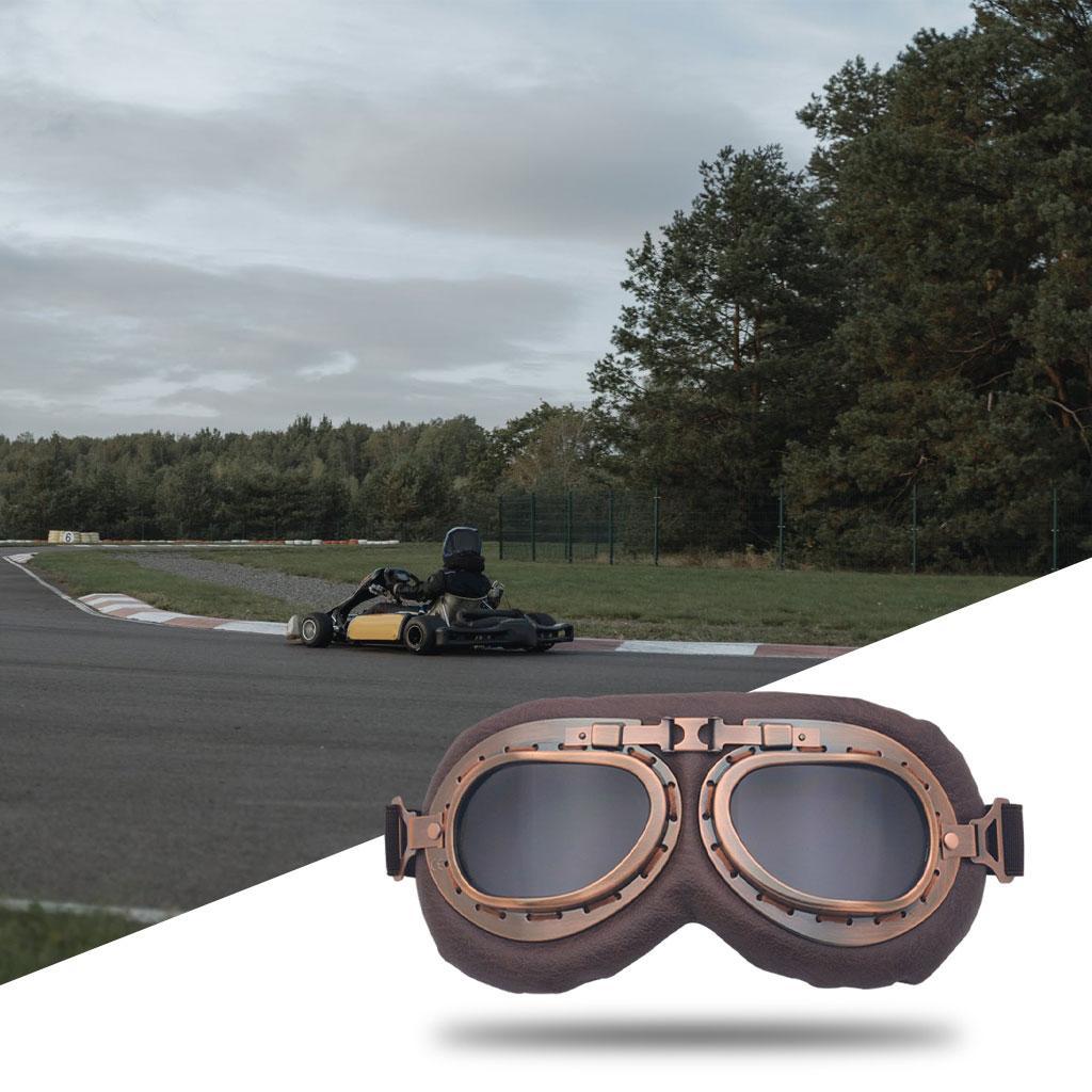 Punk Glasses Motorcycle Goggles Flying Eyewear for Motocross Cruiser Snow Sports