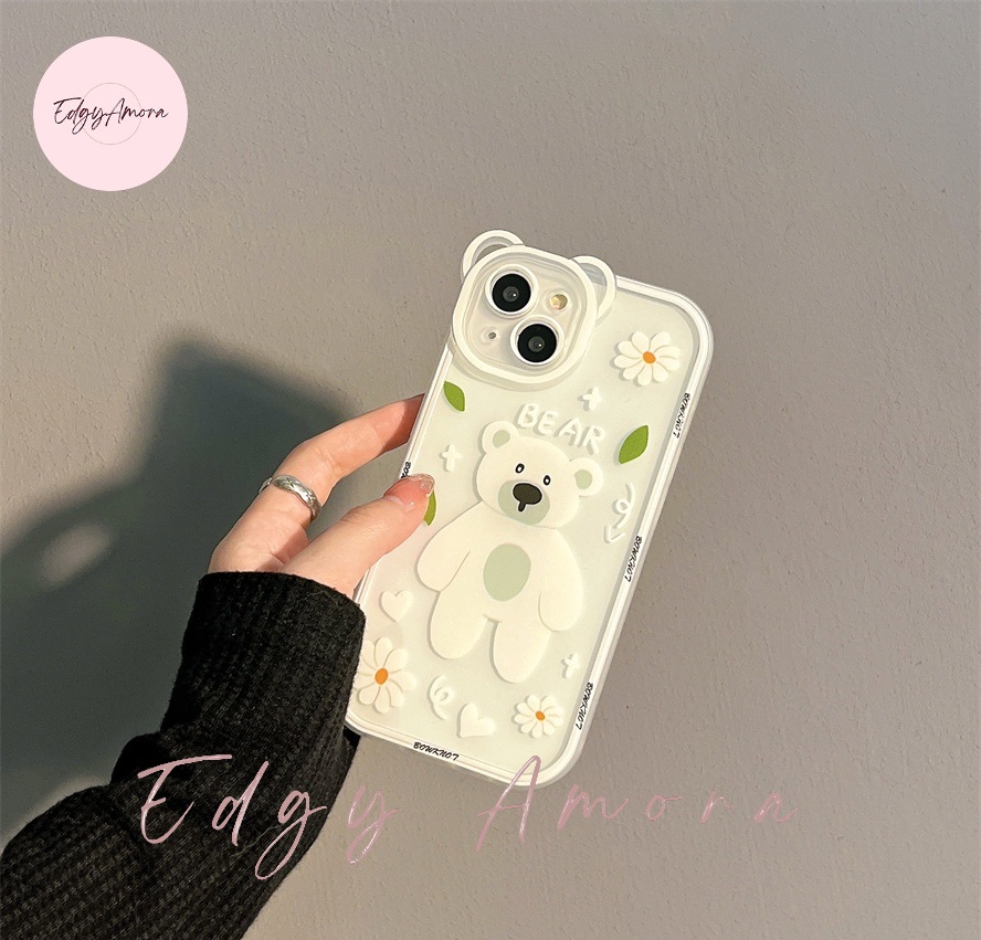 Ốp lưng Iphone chống sốc hình gấu trắng dành cho Iphone 11 / Phone 11 Pro / Iphone 11 Pro Max / Iphone 12 / Iphone 12 Pro / Iphone 12 Pro Max / Iphone 13 / Iphone 13 Pro / IPhone 13 Pro Max / Iphone 14/ Iphone 14 Pro / Iphone 14 Pro Max
