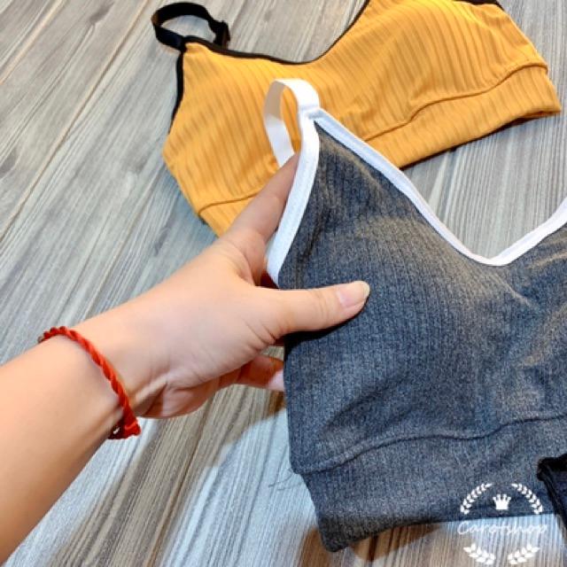 Áo bra viền siêu hót có mút ngực - mua hoa đơn trên 300k nhận 1 phần quà nhỏ từ shop CAROTSHOP