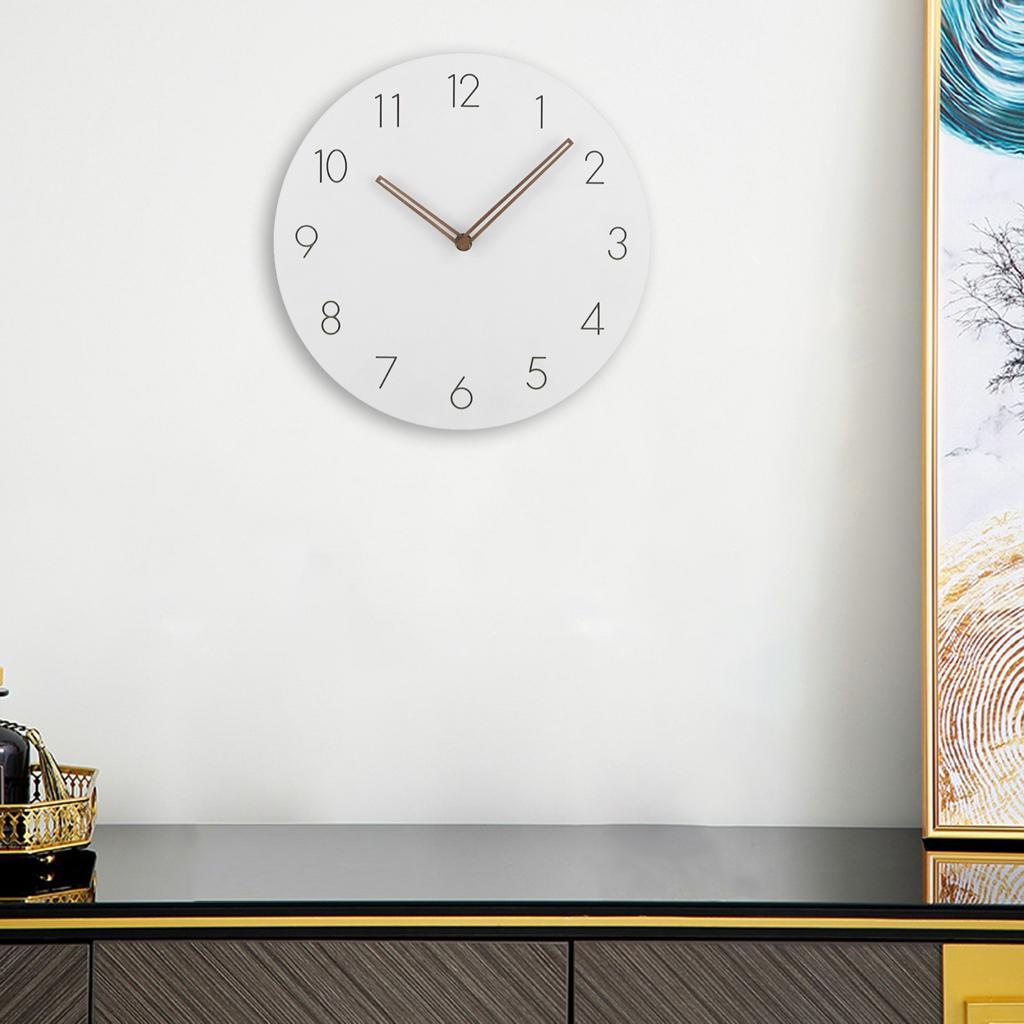 11'' Wall Clock Round Wall Clock Silent Wall Clock Battery Operated