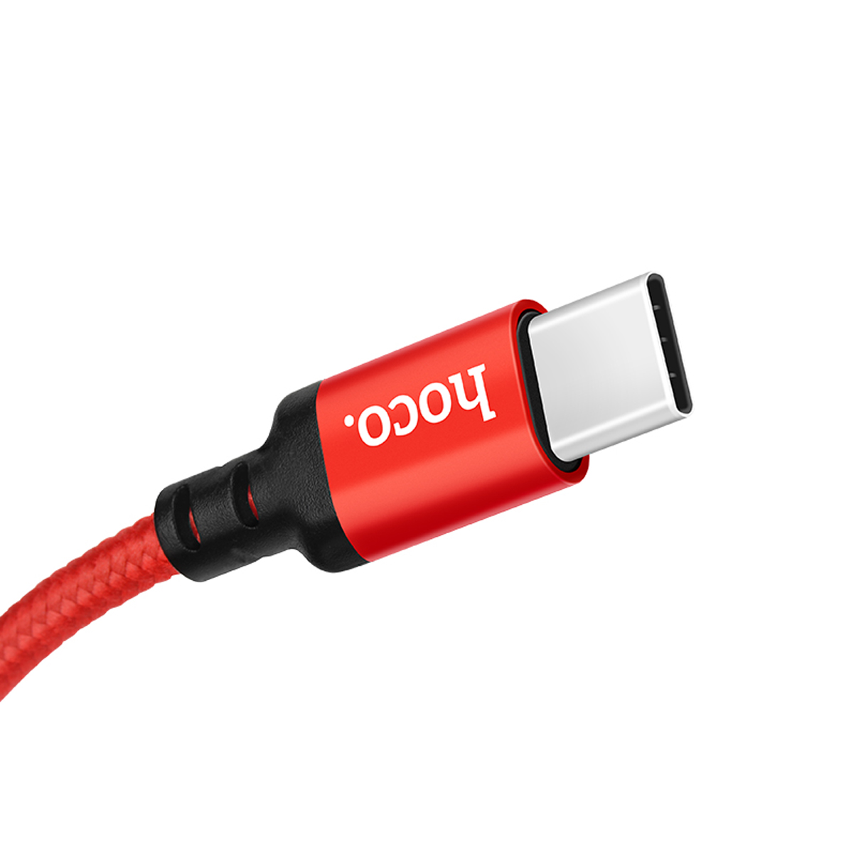 Cáp sạc Type C Hoco X14 dây dù Chính hãng Siêu Bền, Sạc nhanh tối đa 2.4A, Chống rối, Chống đứt - Hàng chính hãng
