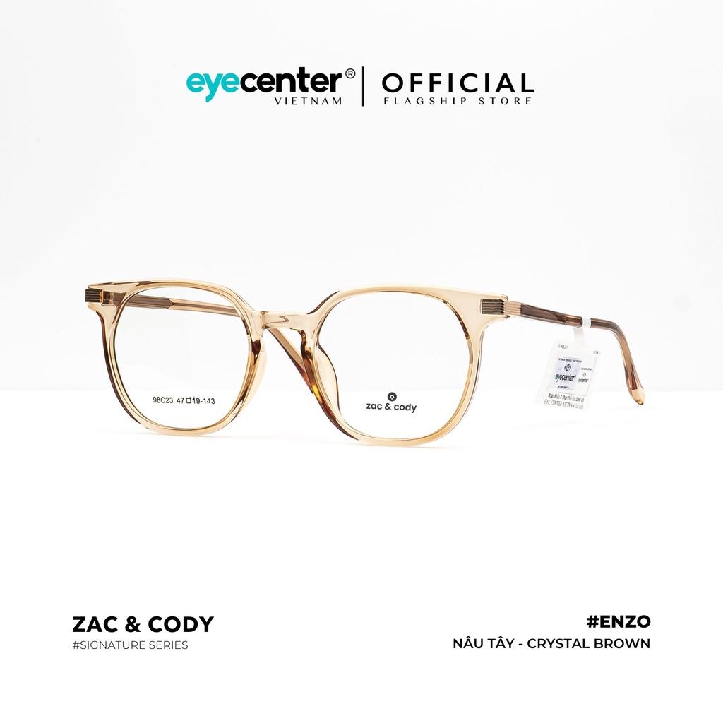 Gọng kính cận nam nữ A01-S chính hãng ENZO by ZAC CODY nhập khẩu Eye Center Vietnam