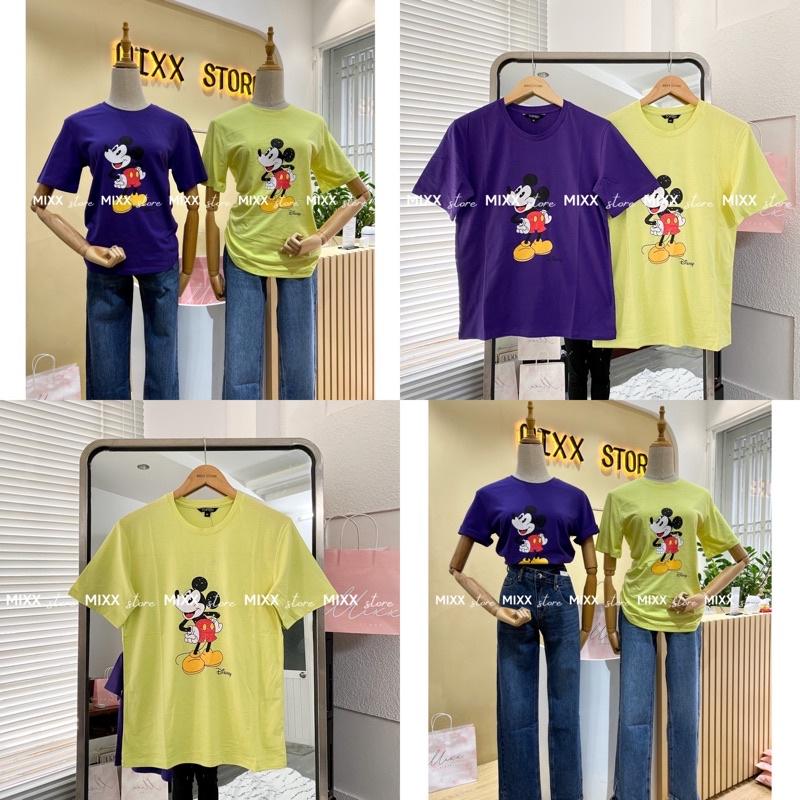 Áo Thun Nữ Topten mickey xuất hàn chất cotton mềm mịn phom suông rộng thoải mái