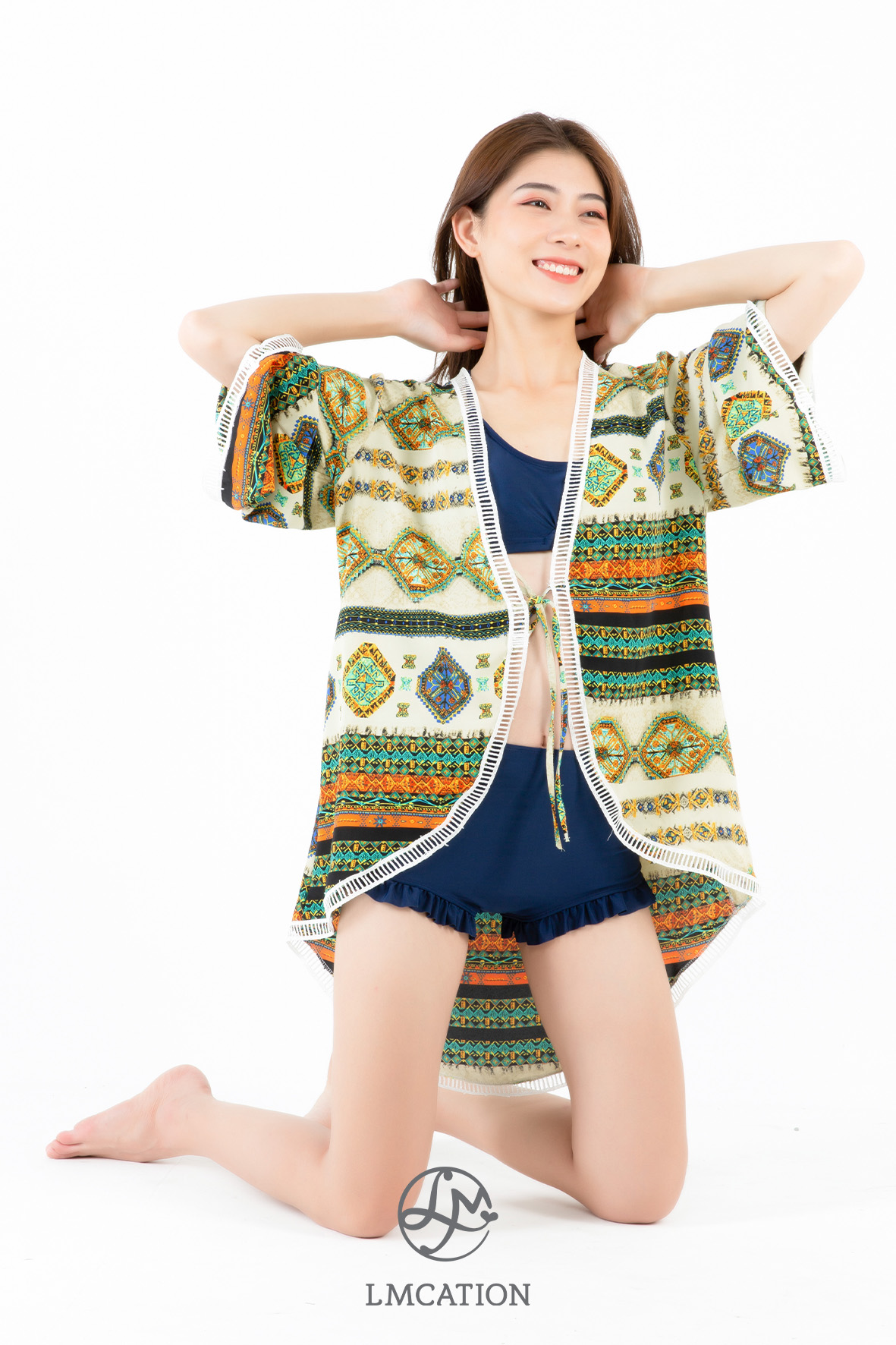 Áo Kimono LMcation Naomi - Màu Thổ Cẩm