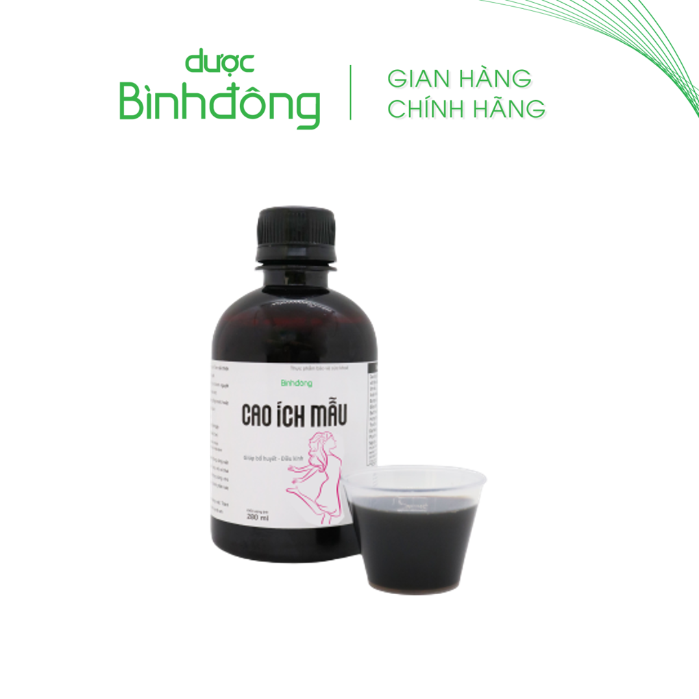 Bình Đông Cao Ích Mẫu - Hỗ trợ giảm đau bụng kinh, điều hòa kinh nguyệt - chai 280ml