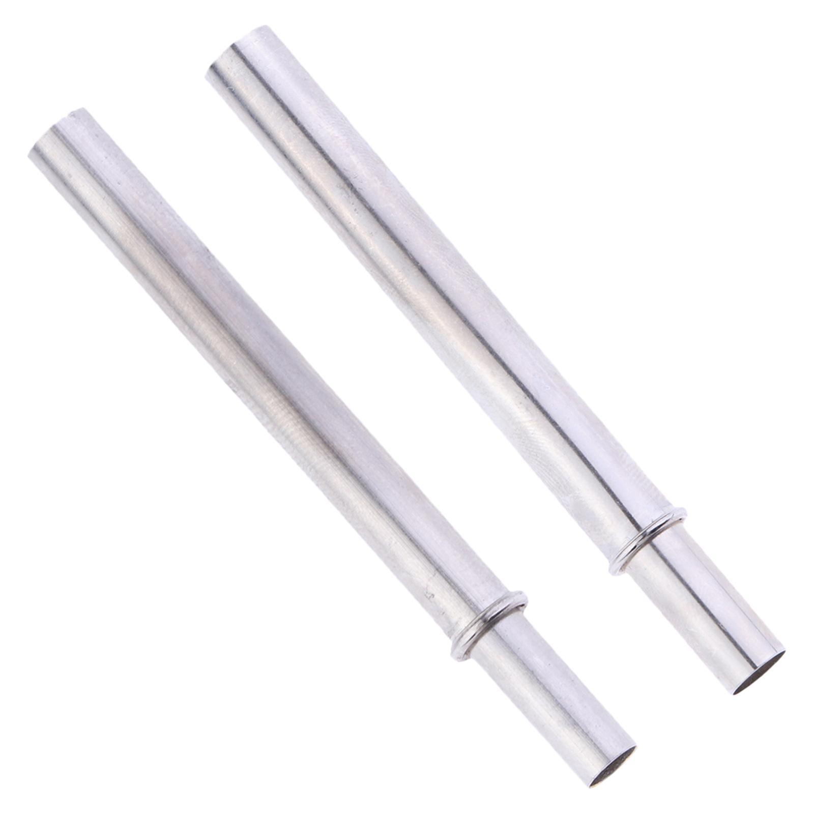 2x Fishing Rod Connecting Tube Rod Building Component Fishing Pole Tubes