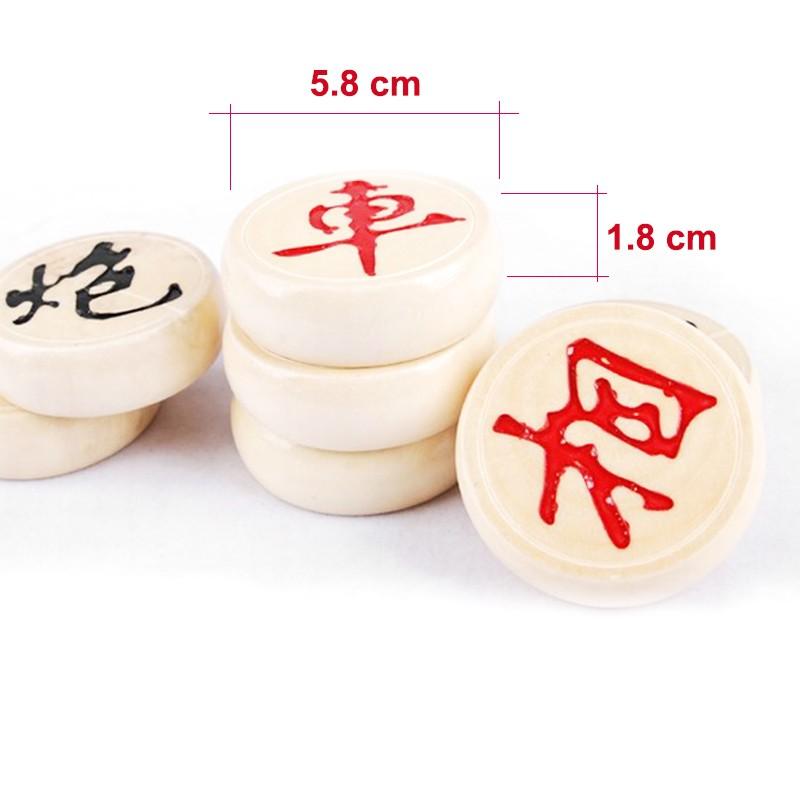 Bộ cờ tướng bằng gỗ đường kính 5.8