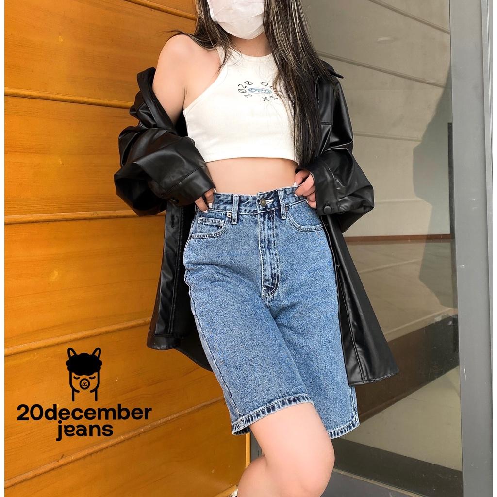 Quần Biker Jeans chỉ trắng 20decemberjeans mã 1119