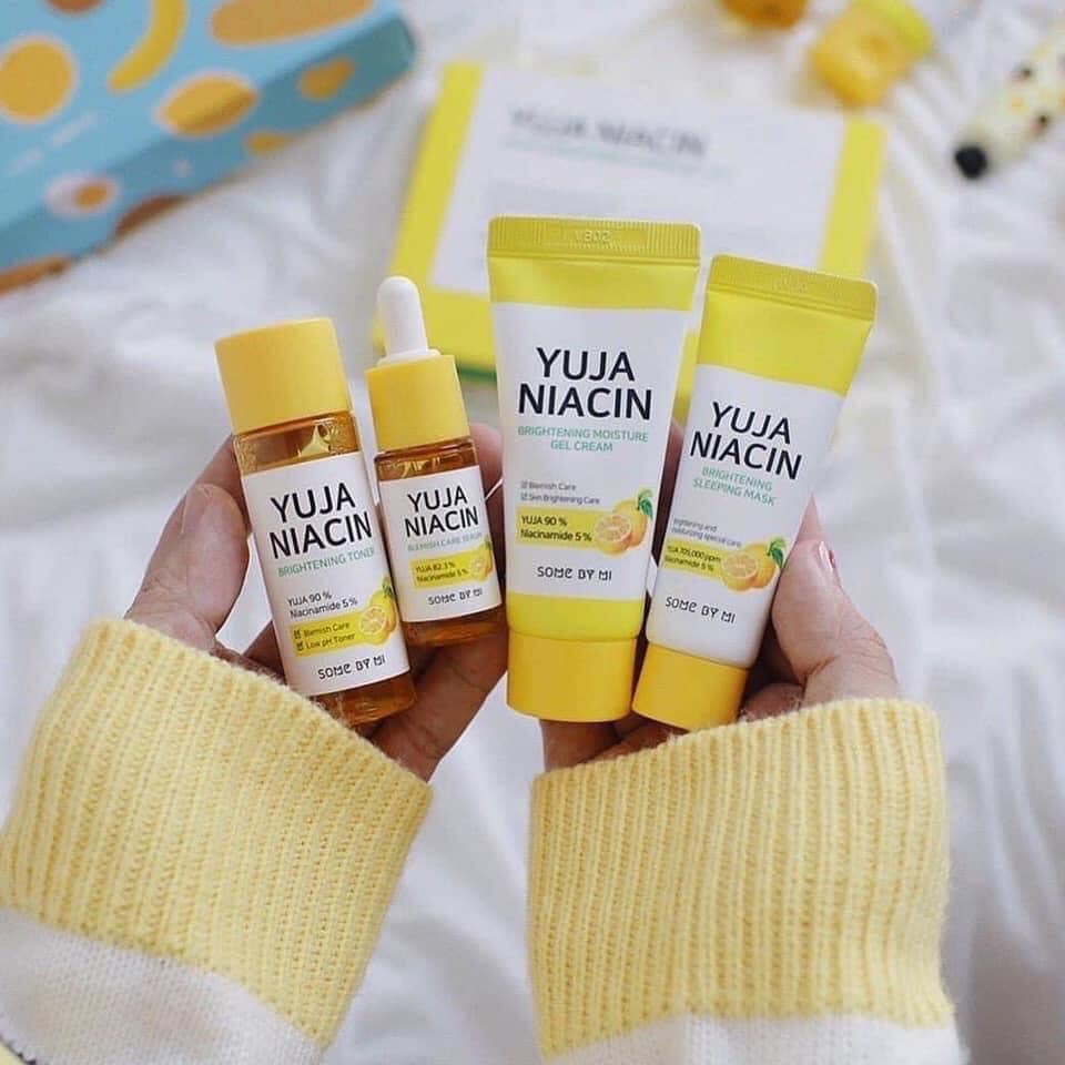 Toner Some By Mi Yuja Niacin Brightening Toner MINISIZE 30ml + Băng Đô Tai Mèo Xinh Xắn