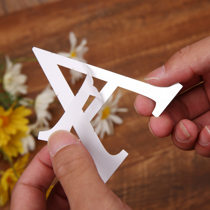 Decal chữ welcome dán cửa dán tường bóng sáng chữ cao 10 cm sang trọng