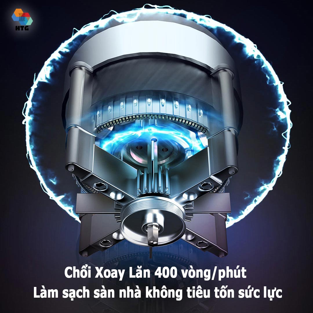 Máy lau nhà không dây Sawadaki DD1 cầm tay, công nghệ thẩm thấu, tự động giặt giẻ, siêu nhẹ 2.5kg, bình nước 2 in 1, có thể lau sát mép tường, hàng chính hãng