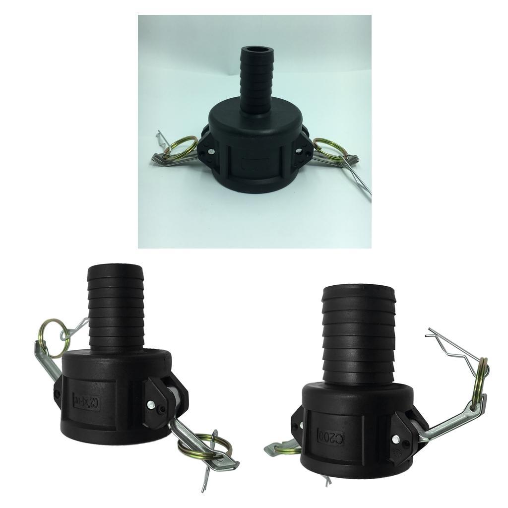 Butterfly Tap Fitting PP Chrome Quick Coupling Female 2 '' 1000L IBC Tank Adapter Water