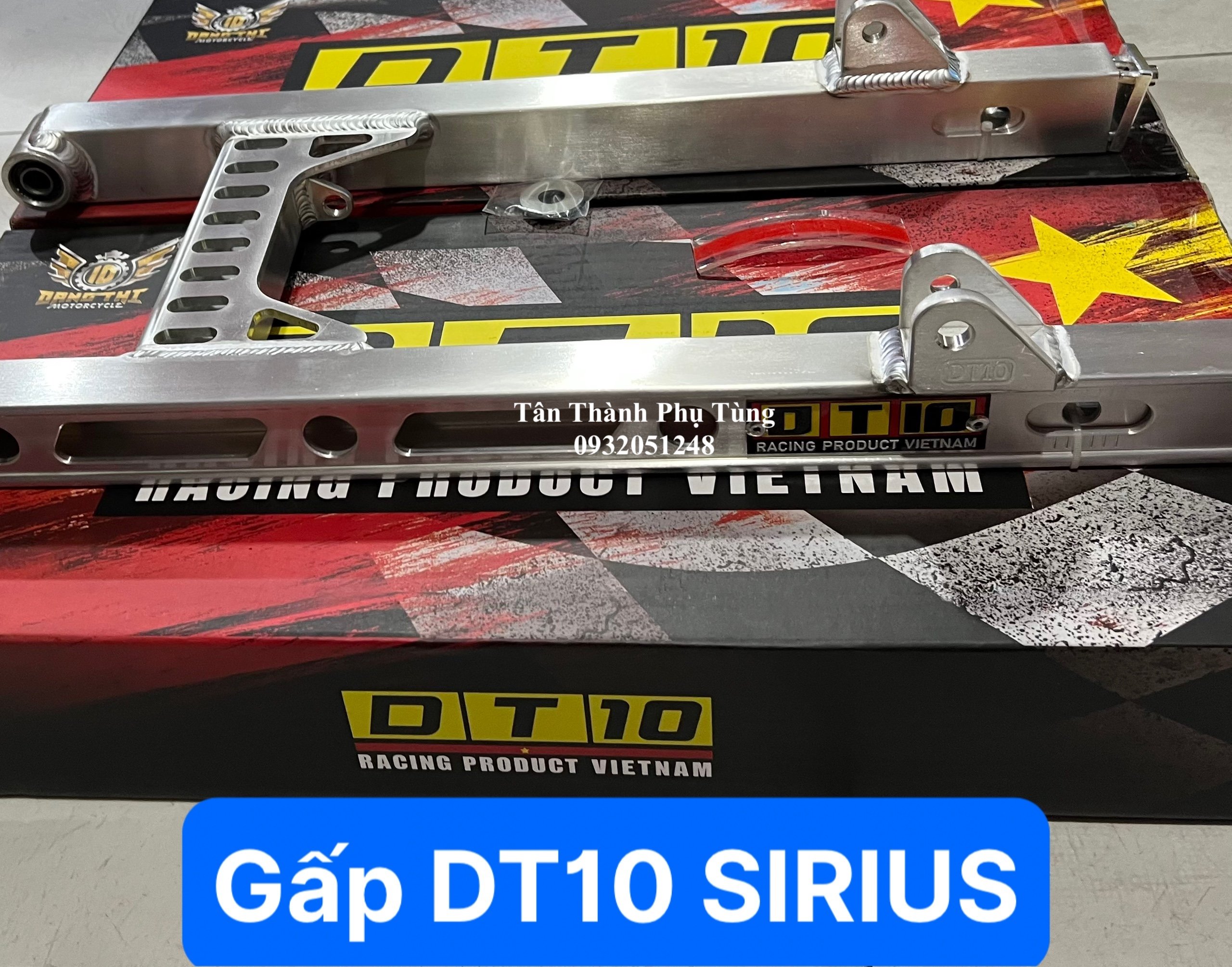 Gấp nhôm DT10 gắn dành cho Sirius