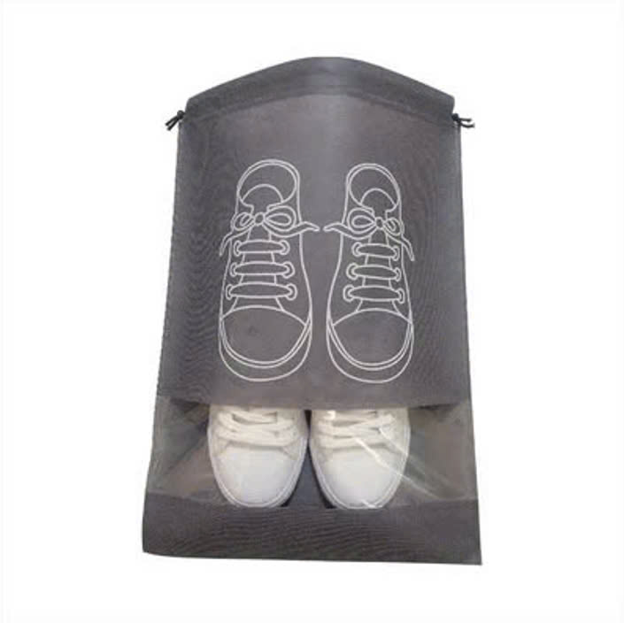 Túi Đựng Giày Dép Túi Xách Chất Liệu Vải Không Dệt Có Dây Rút Size Lớn (44x35cm)