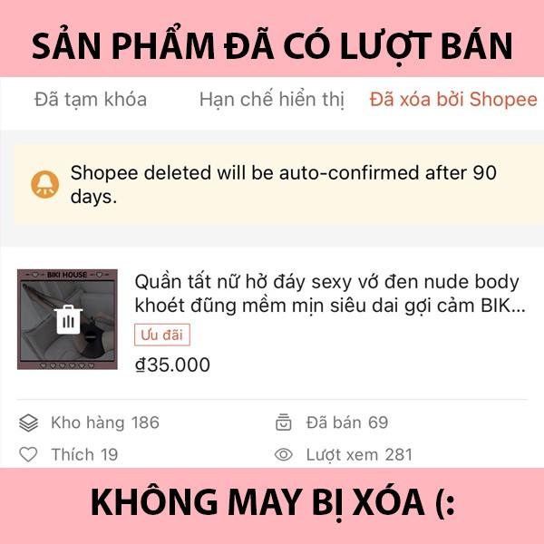 Quần tất nữ hở đáy sexy co giãn tốt vớ đen nude body khoét đũng mềm mịn siêu dai gợi cảm BIKI HOUSE T906 - Hỏa Tốc - HCM