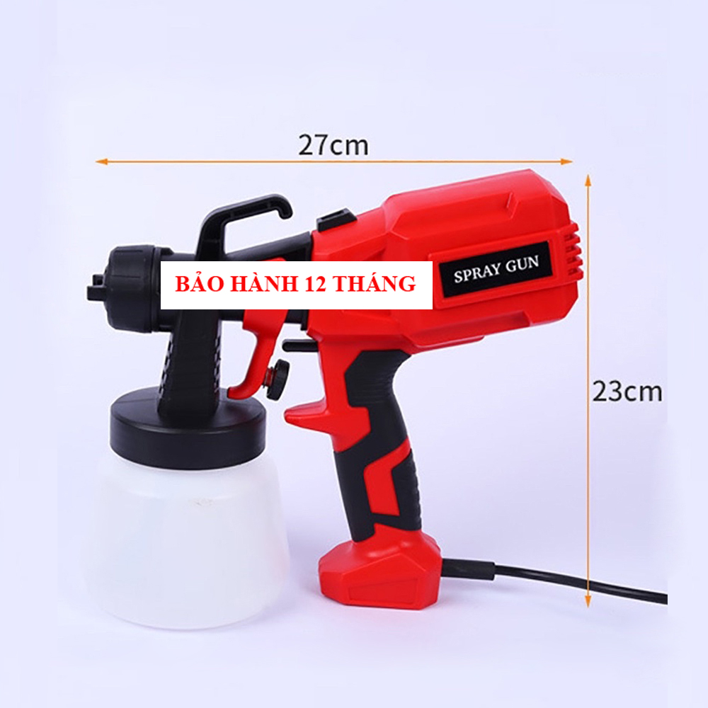 Máy Phun Sơn 700W Công Suất Lớn Thế Hệ Mới Phun 3 Chế Độ Động Cơ Lõi Đồng Siêu Bền Khỏe