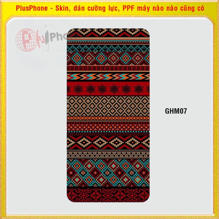 Dán Skin mặt sau cho iPhone 4, 4s, 5, 5c, 5s, 5 SE, 6, 6s, 6 Plus, 7, 7 Plus, 8, 8 Plus in phối màu